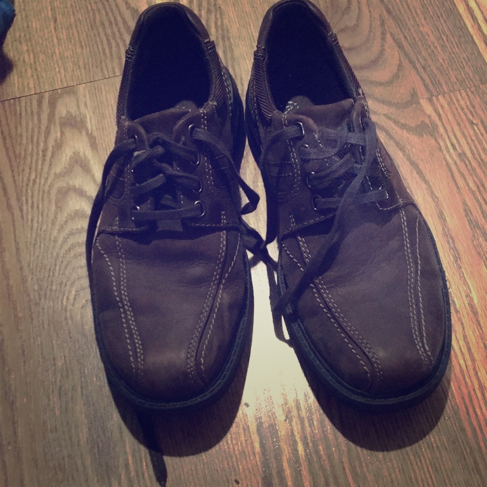Clark’s men’s.sz8 leather shoes